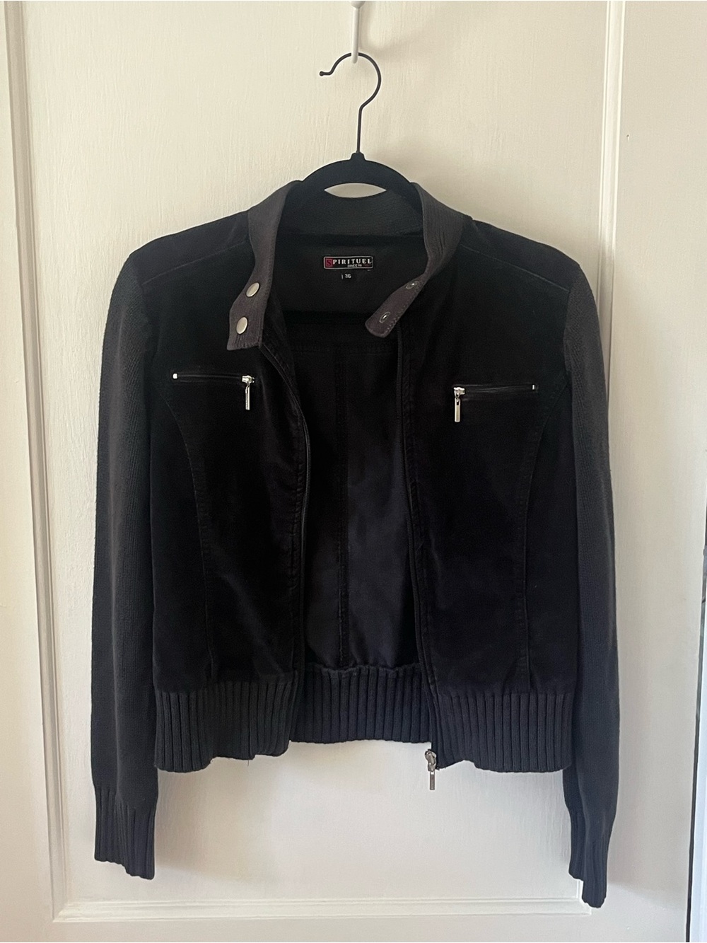 Button neck jacket - Picture 6 of 9